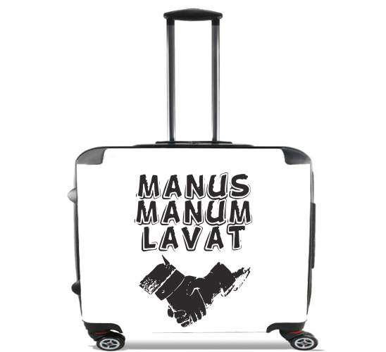  Manus manum lavat for Wheeled bag cabin luggage suitcase trolley 17" laptop