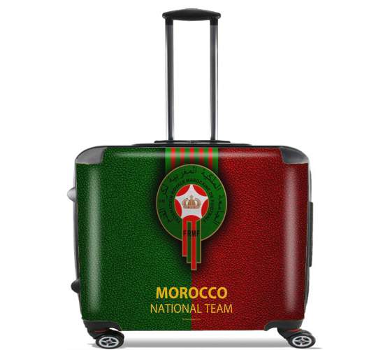  Marocco Football Shirt for Wheeled bag cabin luggage suitcase trolley 17" laptop