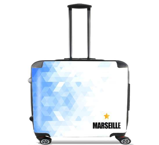  Marseille Football 2018 for Wheeled bag cabin luggage suitcase trolley 17" laptop