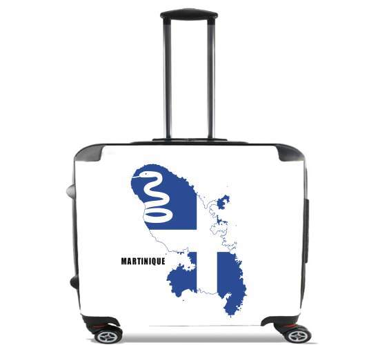  Martinique Flag for Wheeled bag cabin luggage suitcase trolley 17" laptop