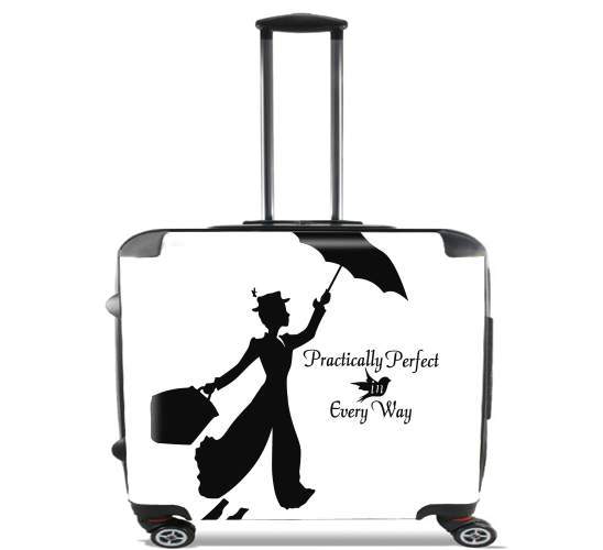  Mary Poppins Perfect in every way for Wheeled bag cabin luggage suitcase trolley 17" laptop