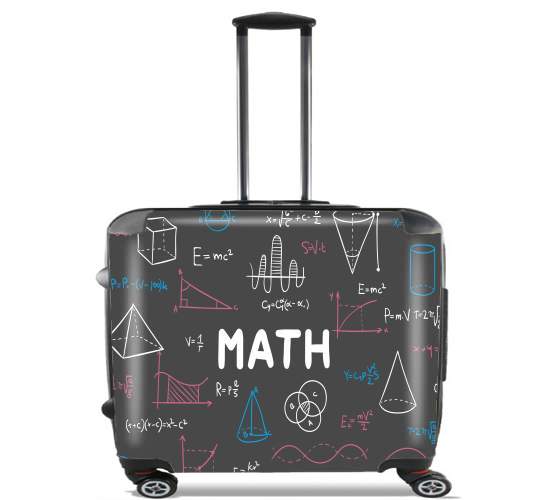  Mathematics background for Wheeled bag cabin luggage suitcase trolley 17" laptop
