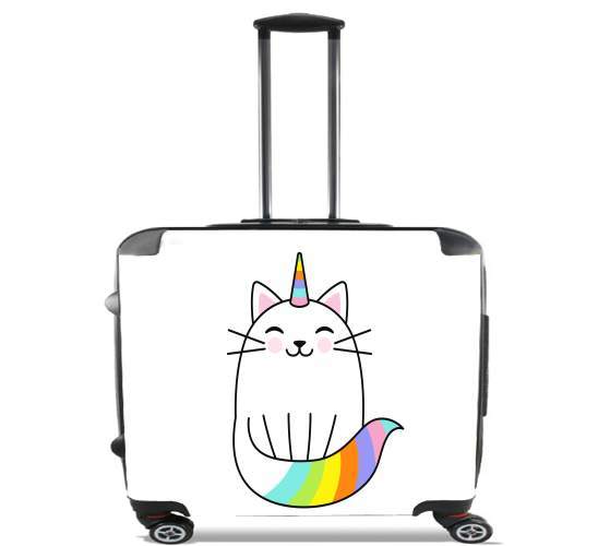  Mewnicorn Unicorn x Cat for Wheeled bag cabin luggage suitcase trolley 17" laptop