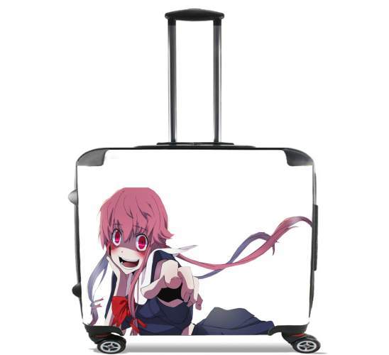  Mirai Nikki for Wheeled bag cabin luggage suitcase trolley 17" laptop