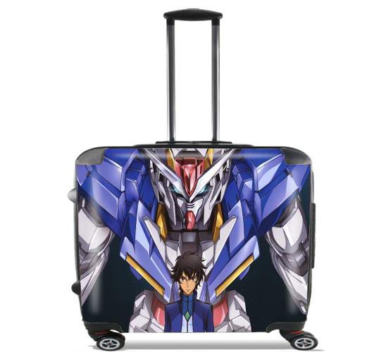 Mobile Suit Gundam for Wheeled bag cabin luggage suitcase trolley 17" laptop