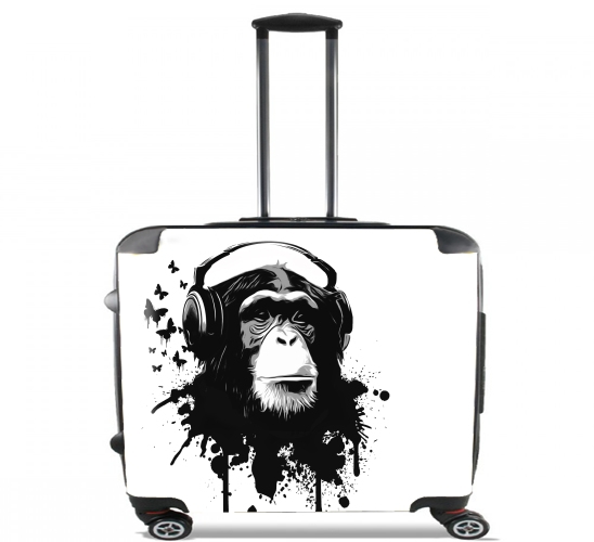  Monkey Business - White for Wheeled bag cabin luggage suitcase trolley 17" laptop