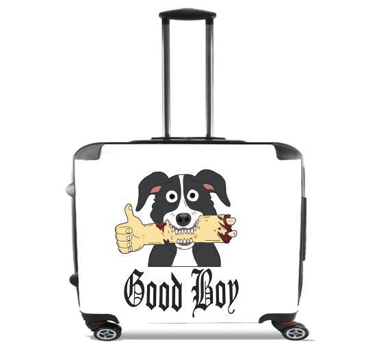  mr pickles good boy for Wheeled bag cabin luggage suitcase trolley 17" laptop