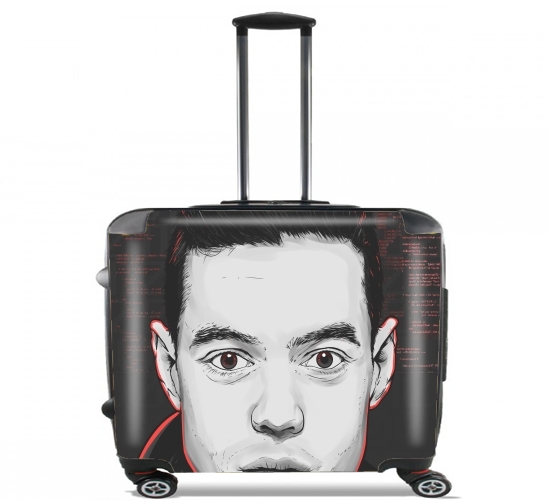  Mr.Robot for Wheeled bag cabin luggage suitcase trolley 17" laptop