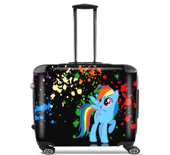  My little pony Rainbow Dash for Wheeled bag cabin luggage suitcase trolley 17" laptop