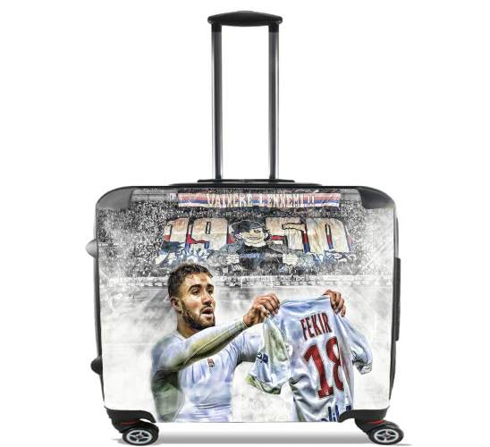 Nabil Fekir Tribute for Wheeled bag cabin luggage suitcase trolley 17" laptop