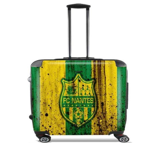  Nantes Football Club Maillot for Wheeled bag cabin luggage suitcase trolley 17" laptop
