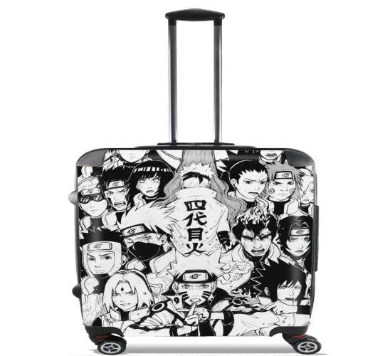  Naruto Black And White Art for Wheeled bag cabin luggage suitcase trolley 17" laptop