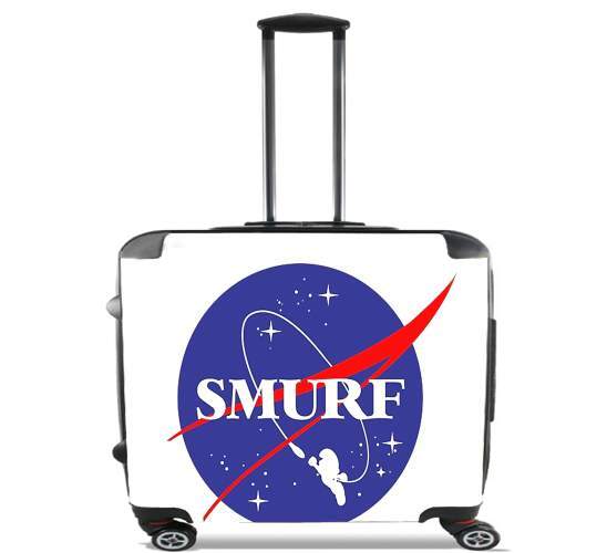  Nasa Joke Smurf for Wheeled bag cabin luggage suitcase trolley 17" laptop