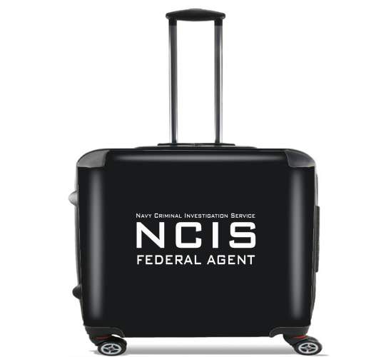  NCIS federal Agent for Wheeled bag cabin luggage suitcase trolley 17" laptop