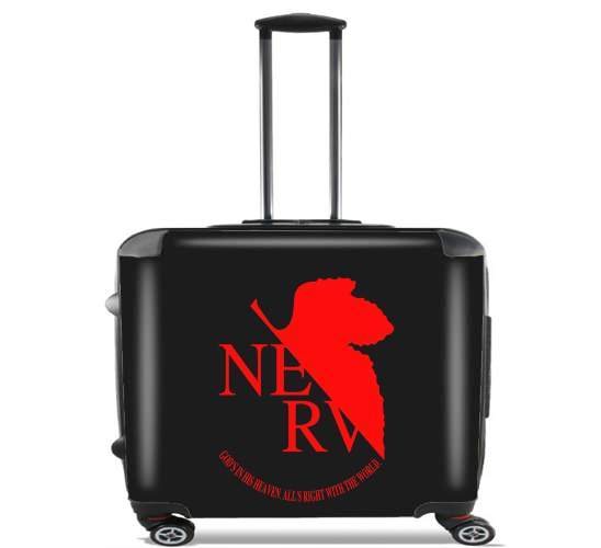  Nerv Neon Genesis Evangelion for Wheeled bag cabin luggage suitcase trolley 17" laptop