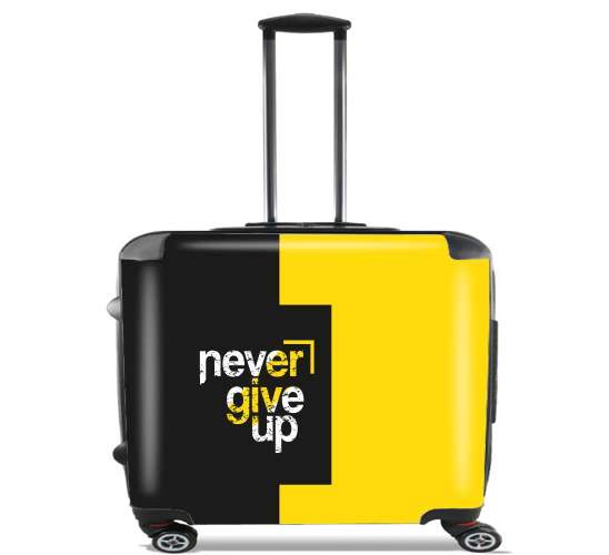  Never Give Up for Wheeled bag cabin luggage suitcase trolley 17" laptop