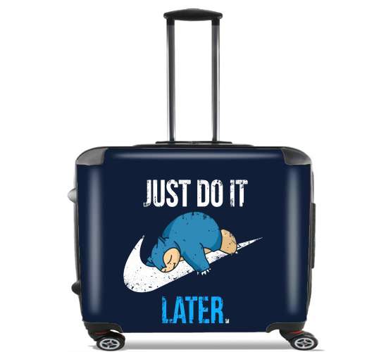  Nike Parody Just do it Late X Ronflex for Wheeled bag cabin luggage suitcase trolley 17" laptop