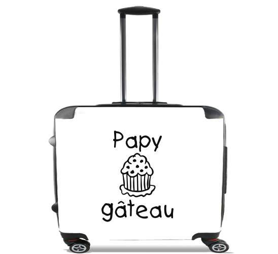 Papy gateau for Wheeled bag cabin luggage suitcase trolley 17" laptop
