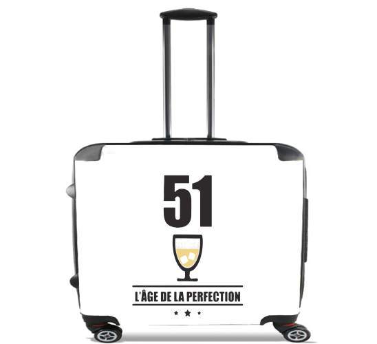  Pastis 51 Age de la perfection for Wheeled bag cabin luggage suitcase trolley 17" laptop