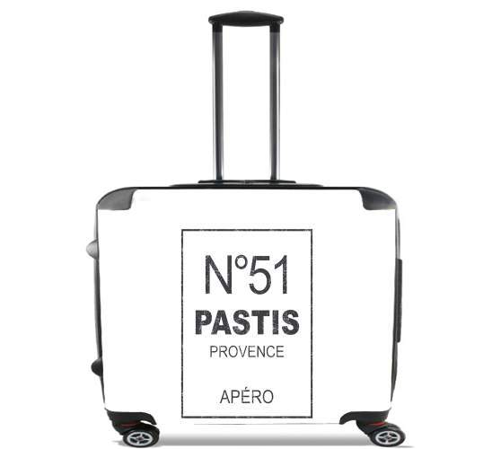  Pastis 51 Parfum Apero for Wheeled bag cabin luggage suitcase trolley 17" laptop