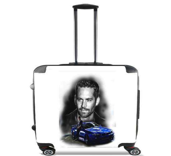  Paul Walker Tribute See You Again for Wheeled bag cabin luggage suitcase trolley 17" laptop