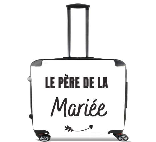  Pere de la mariee for Wheeled bag cabin luggage suitcase trolley 17" laptop