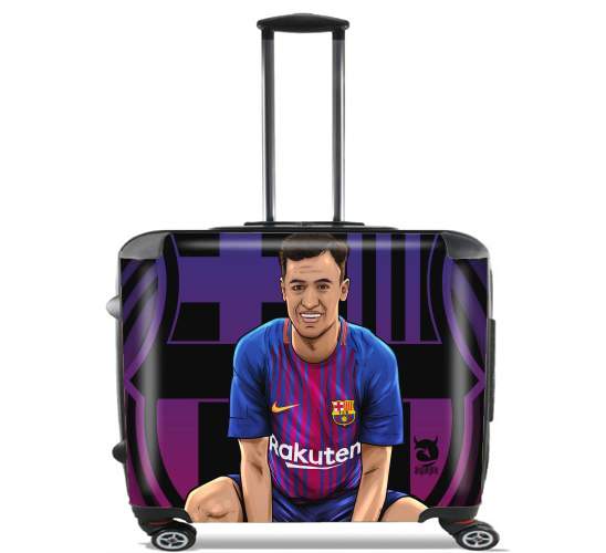  Philippe Brazilian Blaugrana for Wheeled bag cabin luggage suitcase trolley 17" laptop