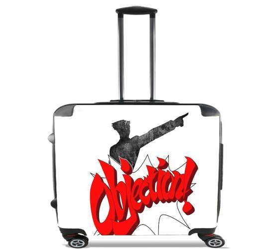 Phoenix Wright Ace Attorney for Wheeled bag cabin luggage suitcase trolley 17" laptop