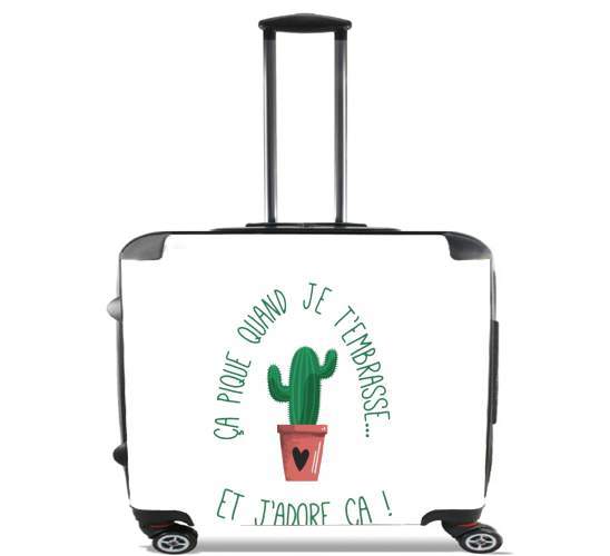  Pique comme un cactus for Wheeled bag cabin luggage suitcase trolley 17" laptop