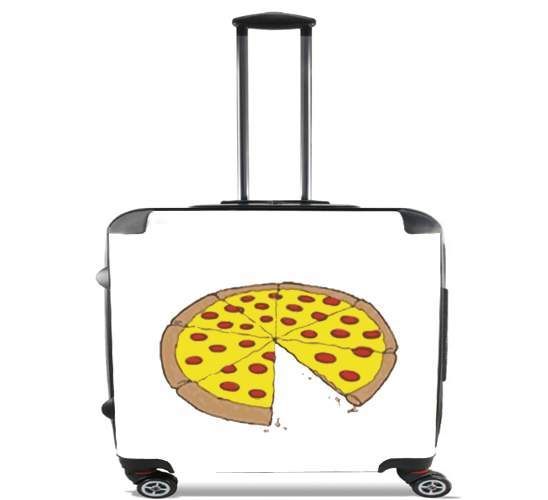  Pizza Delicious for Wheeled bag cabin luggage suitcase trolley 17" laptop