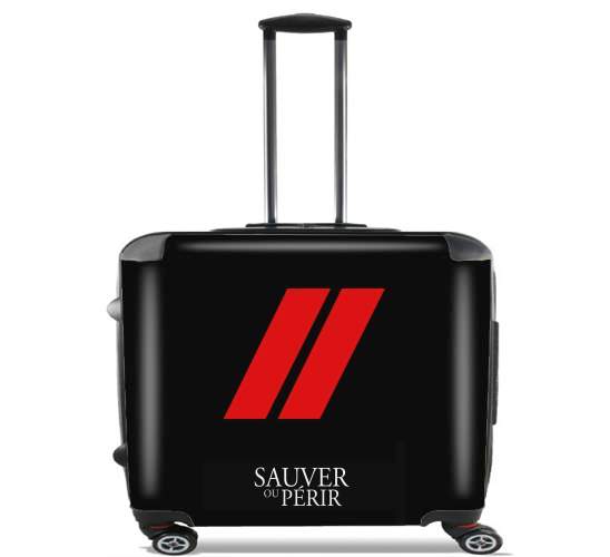  Pompier Caporal Fourreau for Wheeled bag cabin luggage suitcase trolley 17" laptop