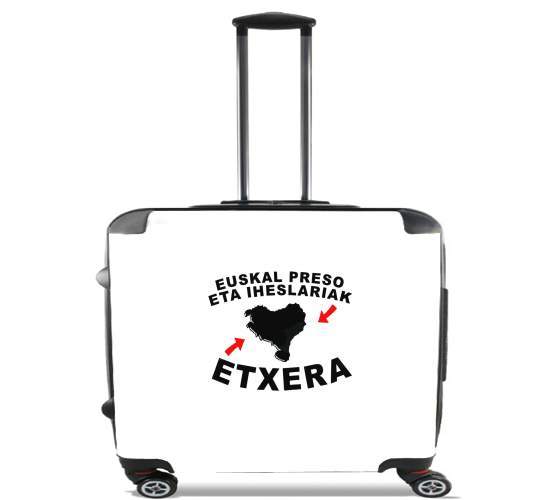  presoak etxera for Wheeled bag cabin luggage suitcase trolley 17" laptop