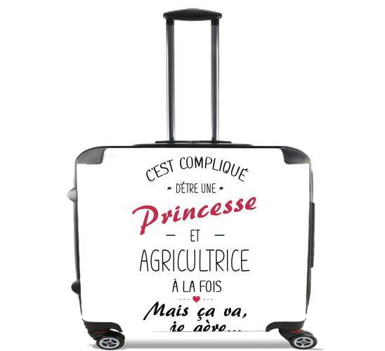  Princesse et agricultrice for Wheeled bag cabin luggage suitcase trolley 17" laptop