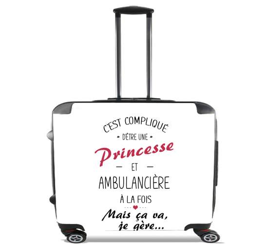  Princesse et ambulanciere for Wheeled bag cabin luggage suitcase trolley 17" laptop