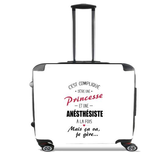  Princesse et anesthesiste for Wheeled bag cabin luggage suitcase trolley 17" laptop