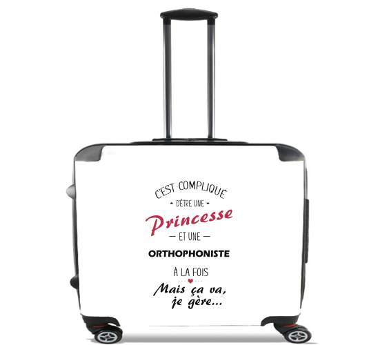  Princesse et orthophoniste for Wheeled bag cabin luggage suitcase trolley 17" laptop
