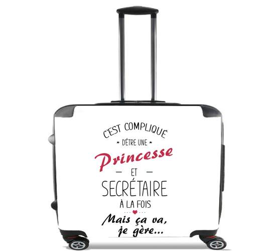  Princesse et secretaire for Wheeled bag cabin luggage suitcase trolley 17" laptop