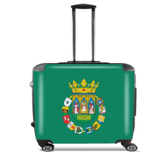  Province de Seville for Wheeled bag cabin luggage suitcase trolley 17" laptop