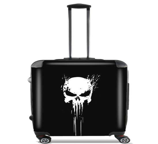  Punisher Skull for Wheeled bag cabin luggage suitcase trolley 17" laptop