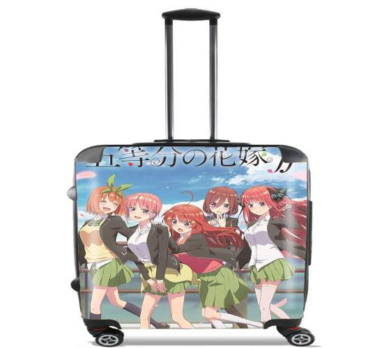  quintessential quintuplets for Wheeled bag cabin luggage suitcase trolley 17" laptop