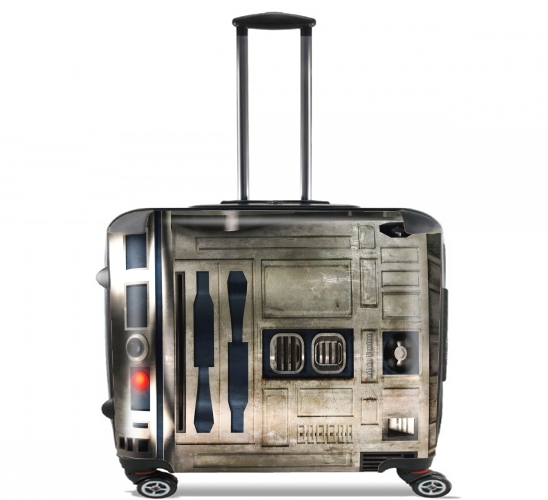  R2-D2 for Wheeled bag cabin luggage suitcase trolley 17" laptop