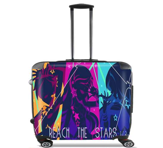  Reach the stars lolirocks for Wheeled bag cabin luggage suitcase trolley 17" laptop