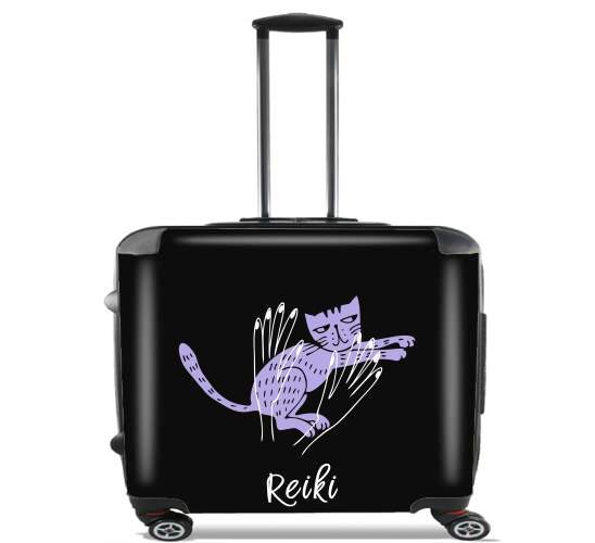  Reiki Animals Cat  for Wheeled bag cabin luggage suitcase trolley 17" laptop
