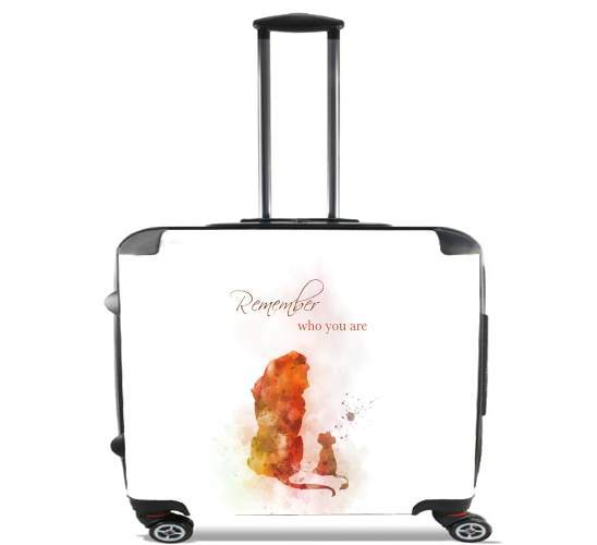  Remember Who You Are Lion King for Wheeled bag cabin luggage suitcase trolley 17" laptop