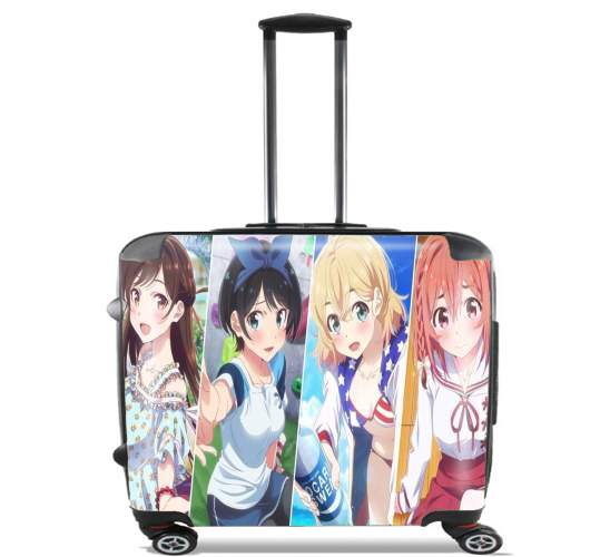  Rent a girlfriend for Wheeled bag cabin luggage suitcase trolley 17" laptop