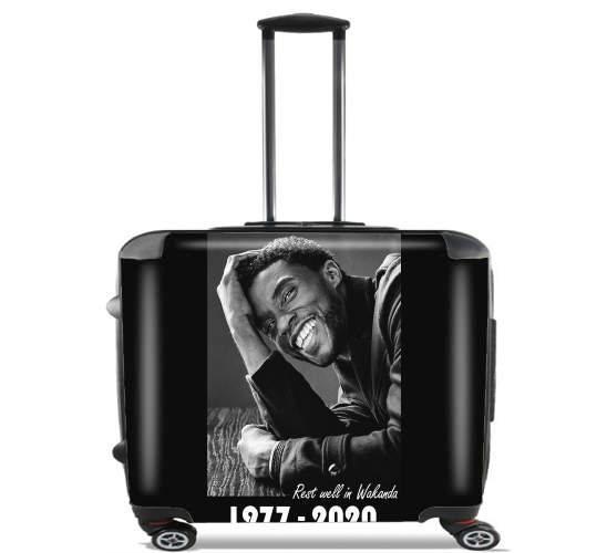  RIP Chadwick Boseman 1977 2020 for Wheeled bag cabin luggage suitcase trolley 17" laptop
