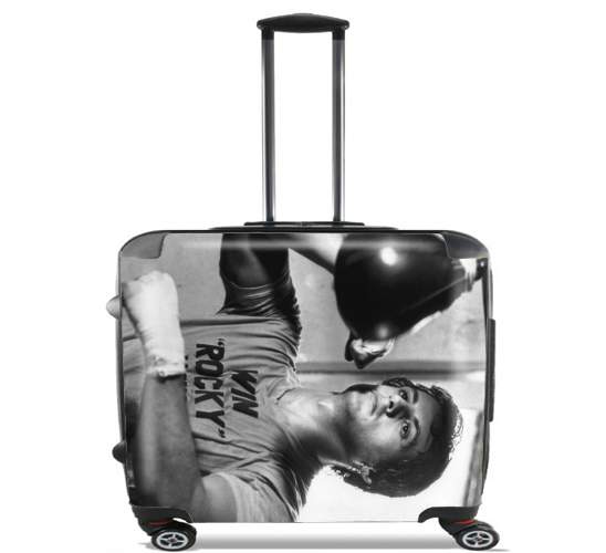  Rocky Balboa Training Punchingball for Wheeled bag cabin luggage suitcase trolley 17" laptop