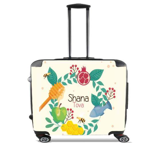  Rosh hashanah celebration for Wheeled bag cabin luggage suitcase trolley 17" laptop