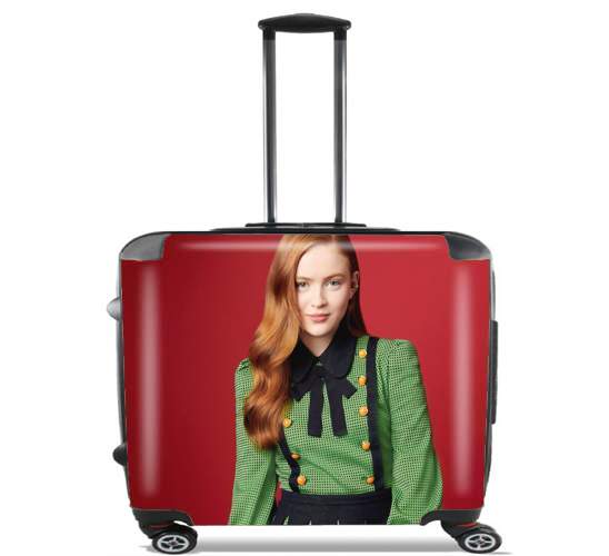  Sadie Sink collage for Wheeled bag cabin luggage suitcase trolley 17" laptop
