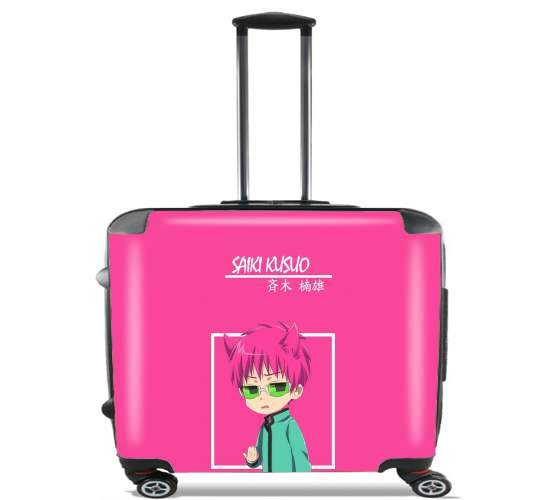  Saiki Kusuo for Wheeled bag cabin luggage suitcase trolley 17" laptop
